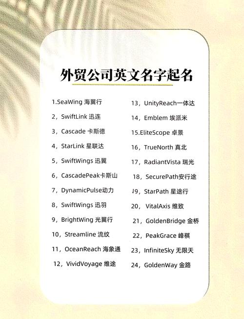 给我的的公司起名字_给我的的公司起名字英文